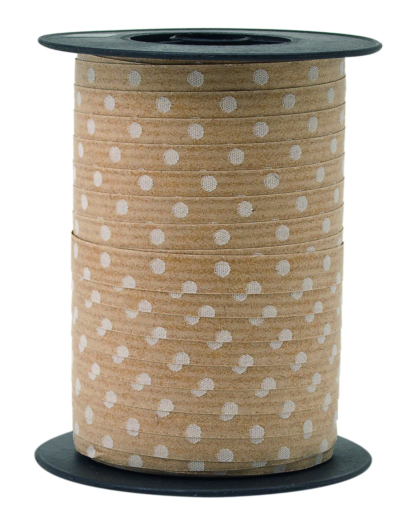 Krullint Polka Dots Kraft met Wit