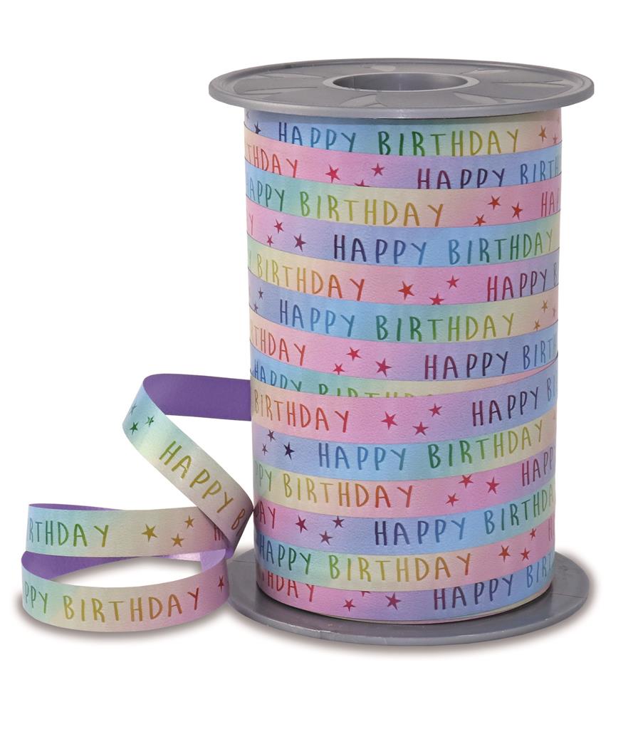 Krullint Pastel Happy Birthday