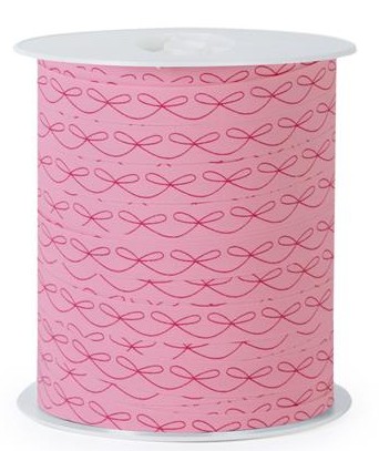 Krullint Strikjes Roze