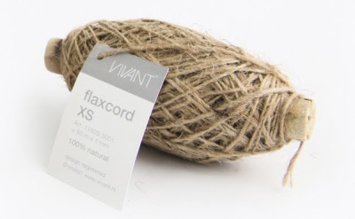 Flaxcord Touw Naturel 1 mm