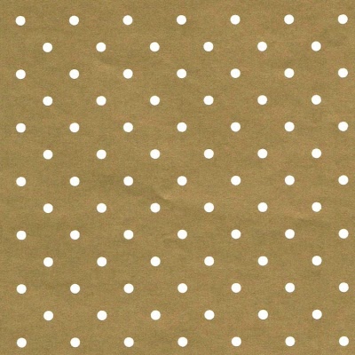 Kadopapier Gold with White Dots