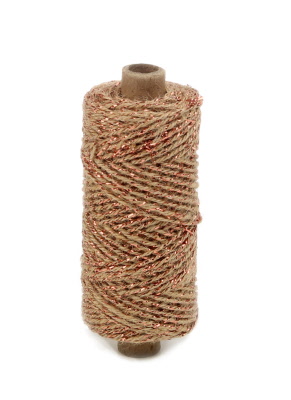 Flaxcord Deluxe Naturel/Rosegoud