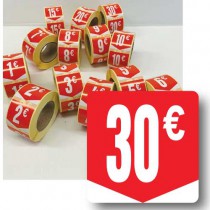 Prijssticker € 30