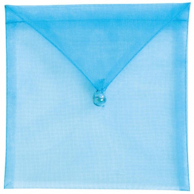 Organza Envelop Blauw