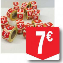 Prijssticker € 7