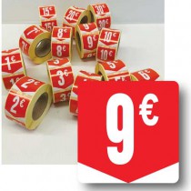 Prijssticker € 9