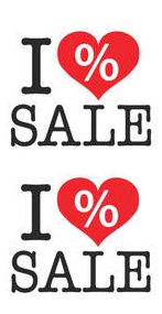 Sale Poster I Love Sale