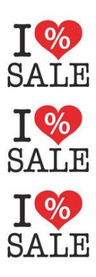 Sale Poster XL I Love Sale