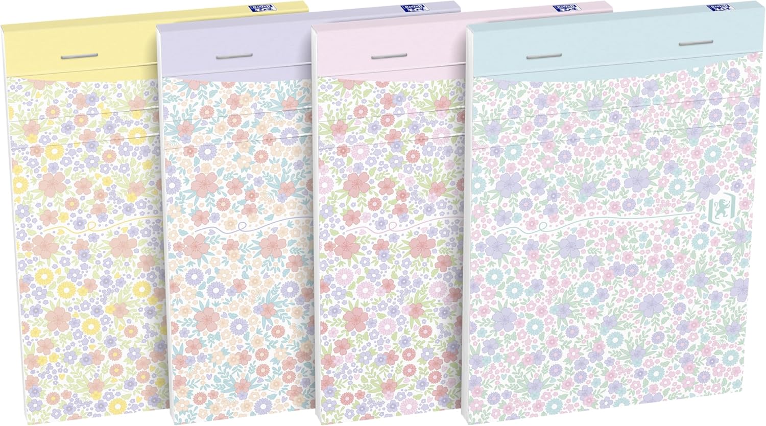 Notitieblok Floral Pastel A6