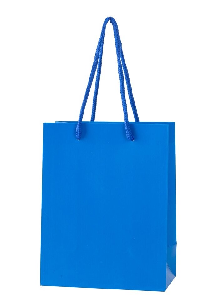 Papieren Koordtas XS Blauw