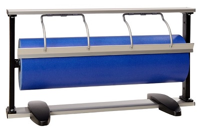 Papierrolhouder Alu/Zwart 50cm met Kartelmes