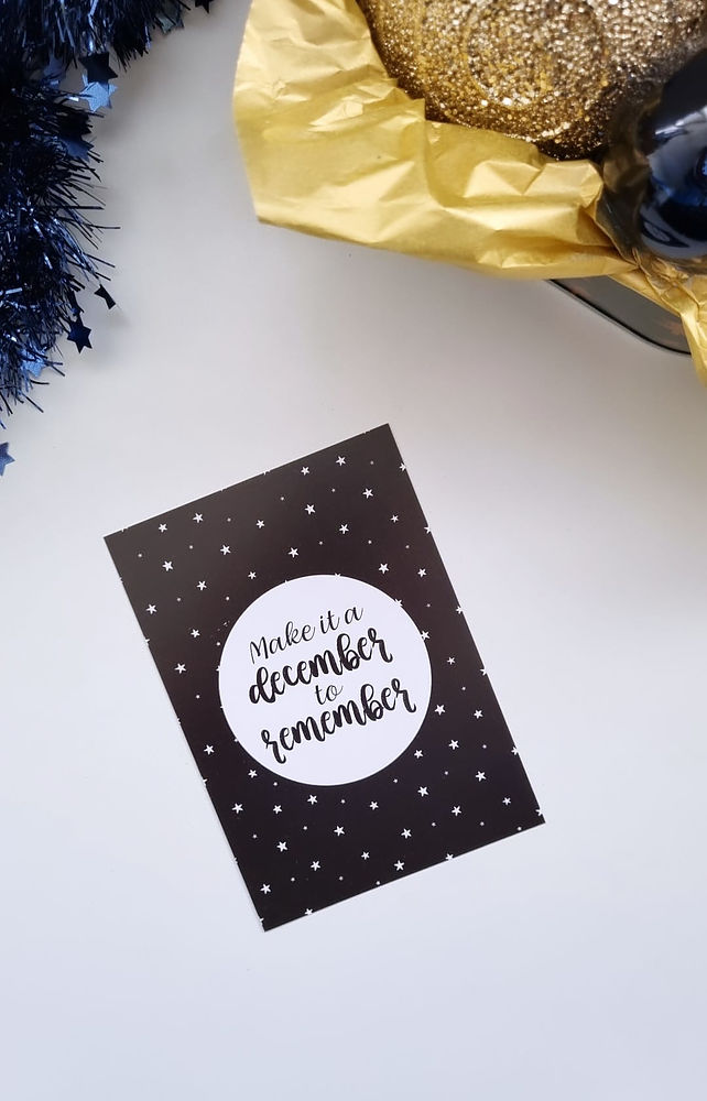 Postkaart Make it a December to Remember