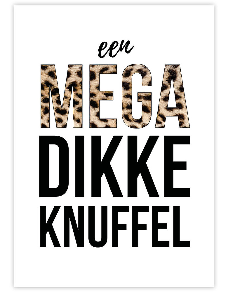 gevolgtrekking Nominaal Kruiden Postkaarten Mega Dikke Knuffel - Kadoverpakkingen - epsveenendaal.nl