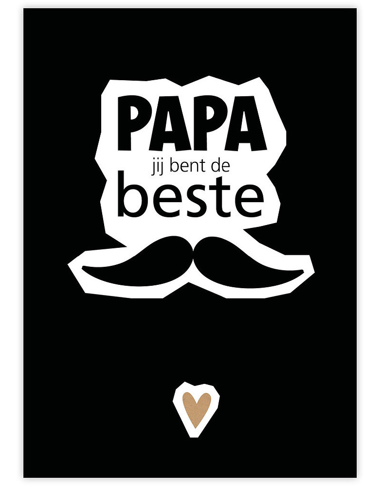 Postkaarten Papa Jij bent de Beste