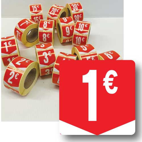 Prijssticker € 1