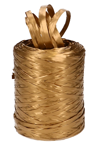 Raffia Metallic Goud