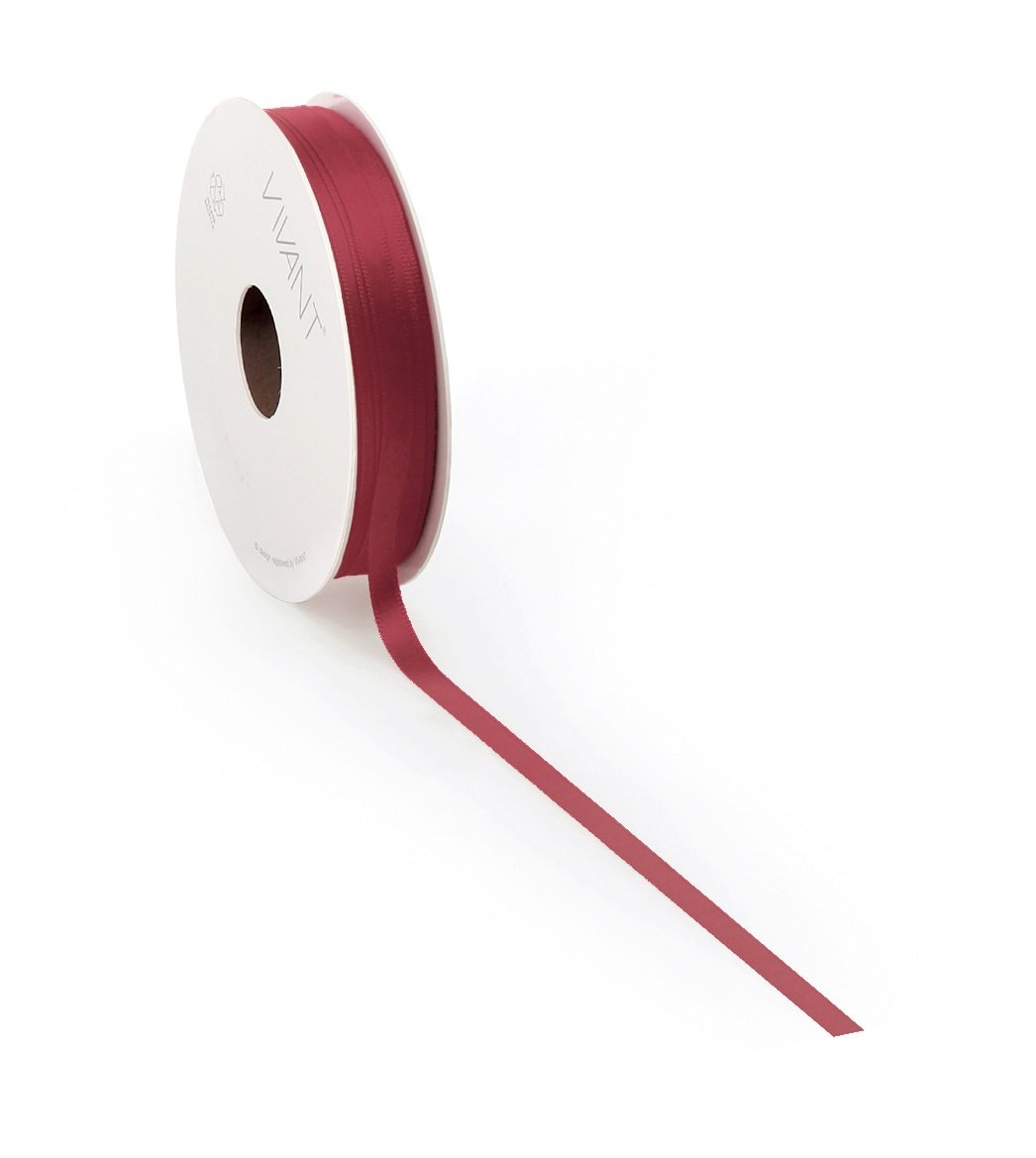 Satijnband 6 mm Bordeaux