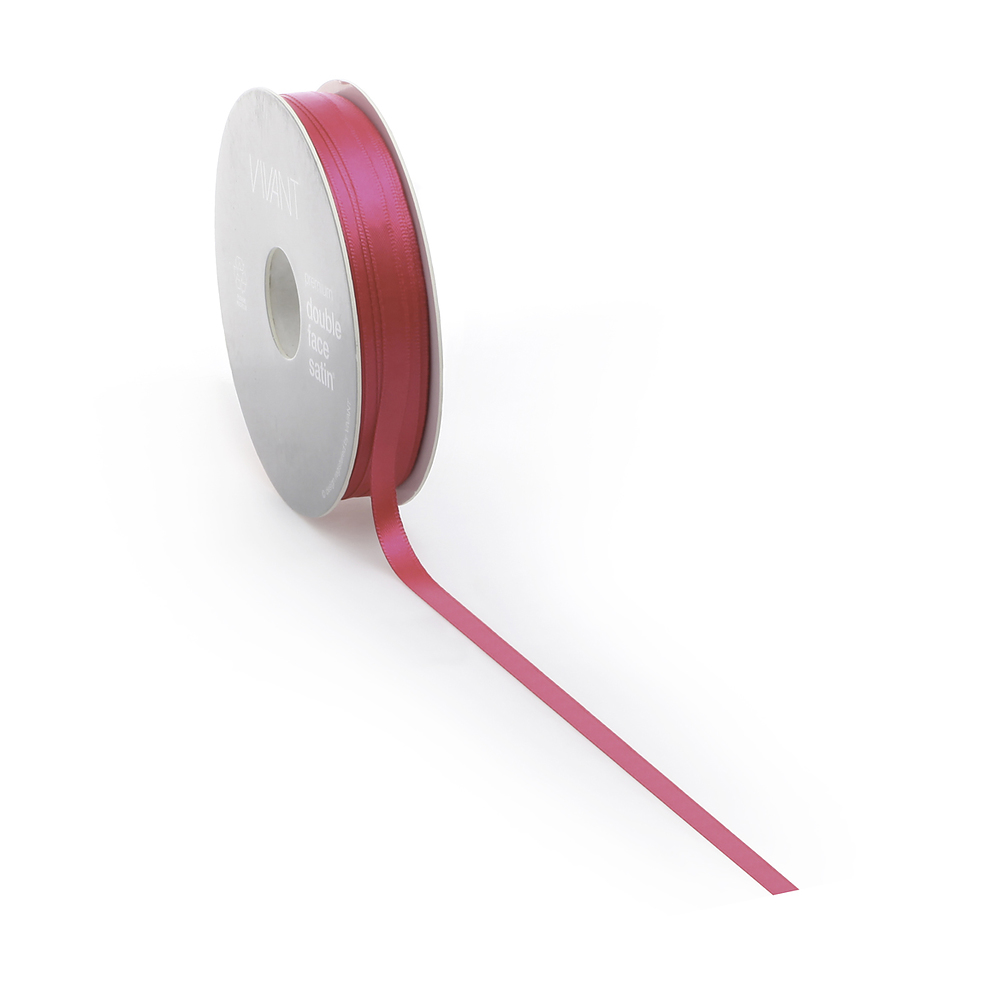 Satijnband 6 mm Fuchsia