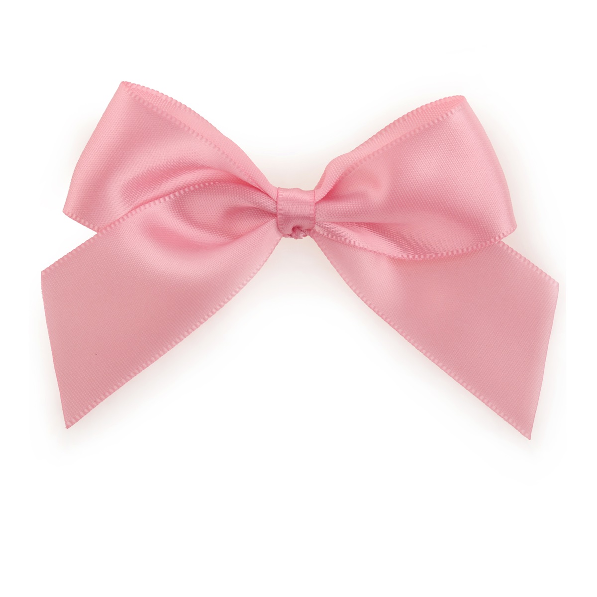 Satijnen Strik met Clipsluiting Roze