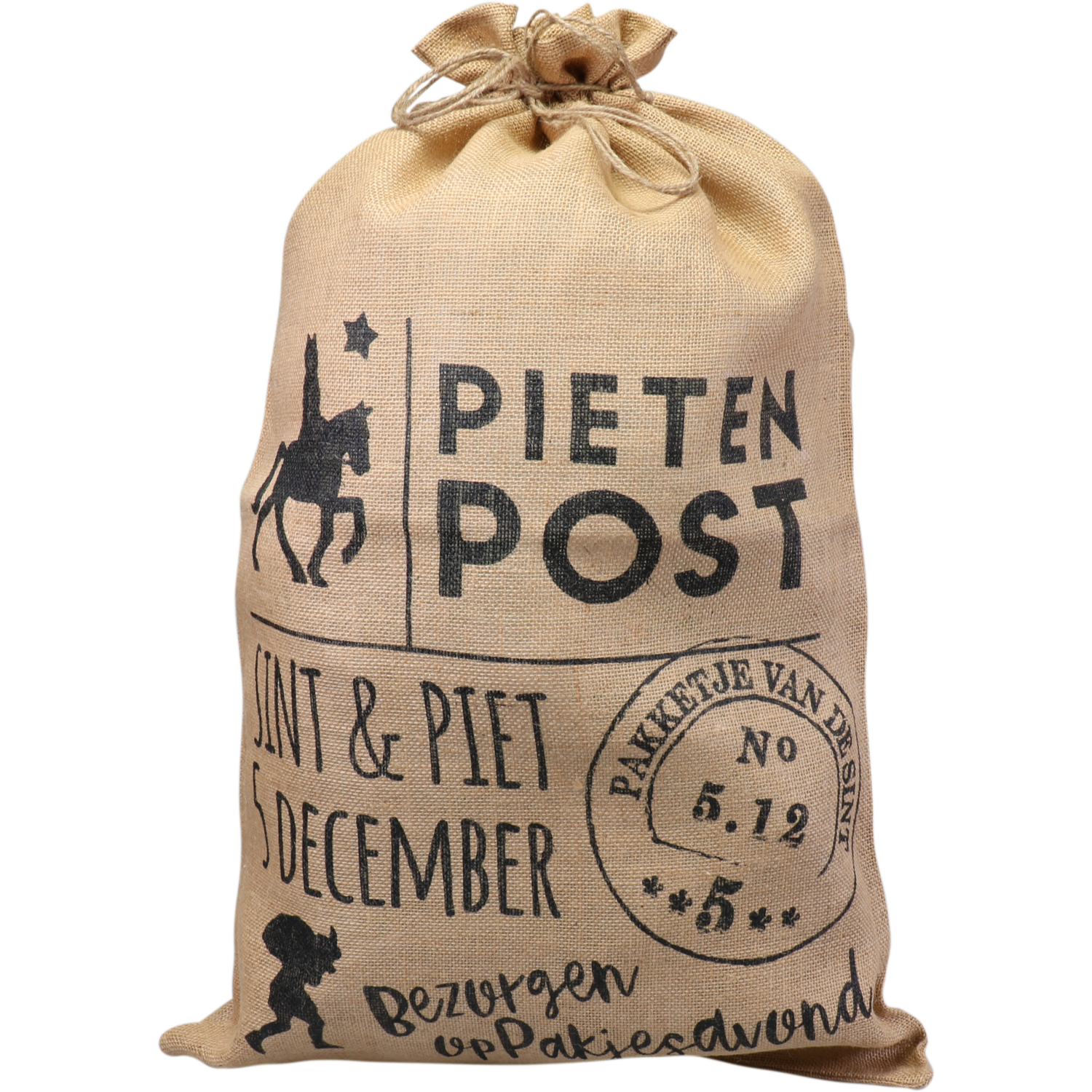 Sinterklaas Decoratie Jutezak Pietenpost