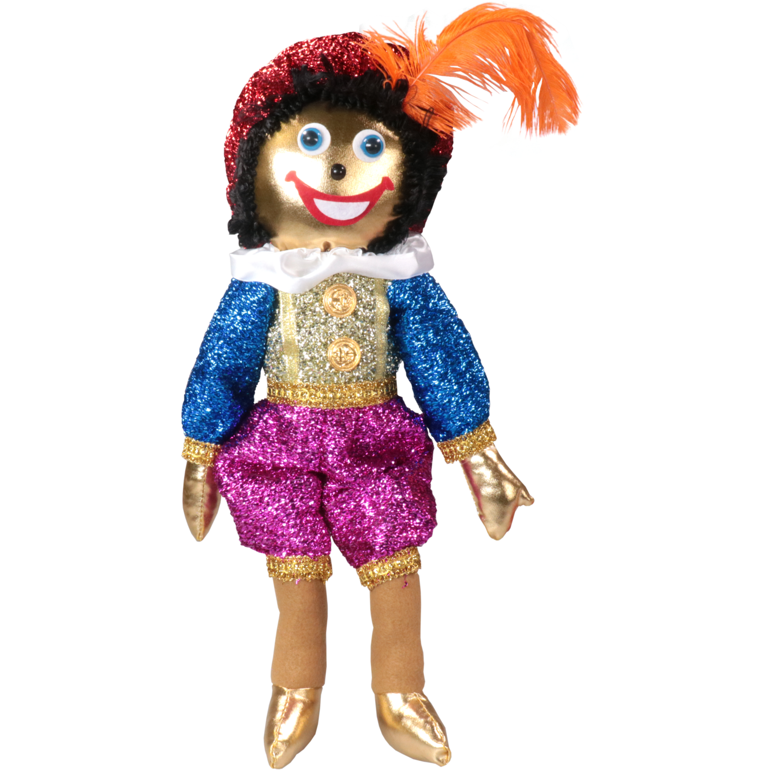 Sinterklaas Gouden Flexibele Decoratie Piet 45cm