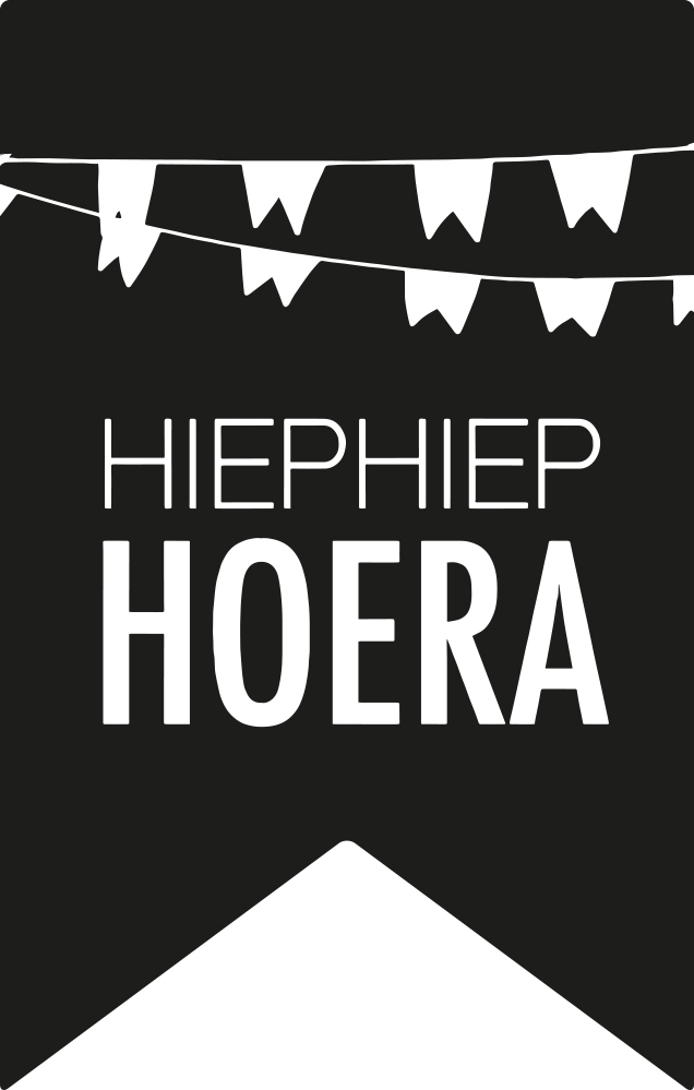 Sticker Mini Vaantje Hiep Hiep Hoera