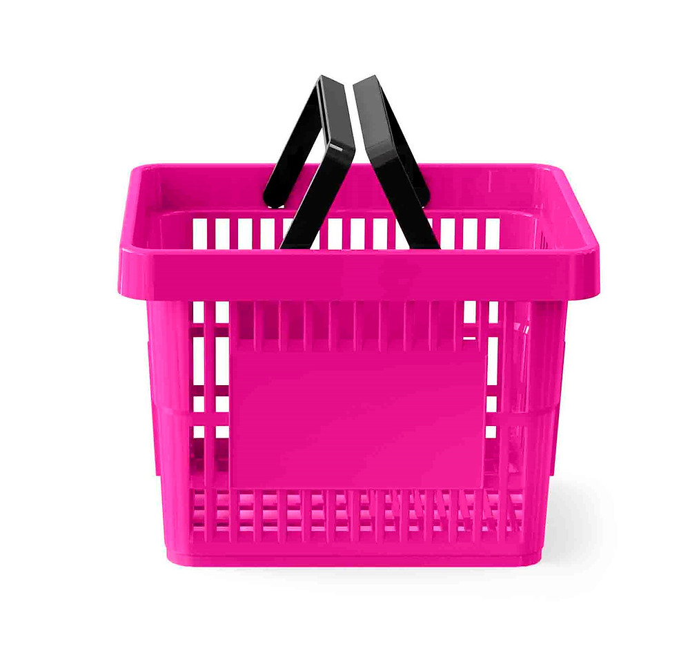 Winkelmandje Roze Small Winkelmateriaal Epsveenendaal nl